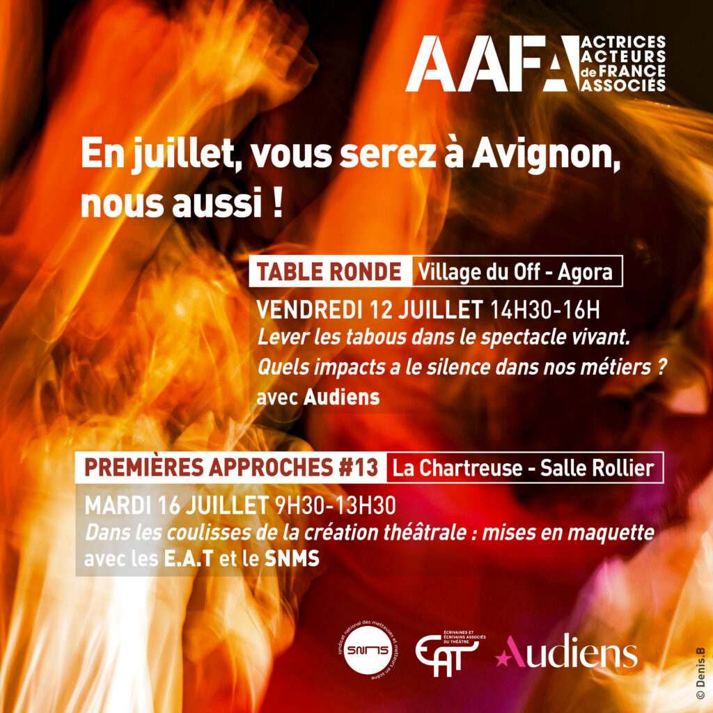 Festival d'Avignon 2024 – Les rendez-vous de l'AAFA